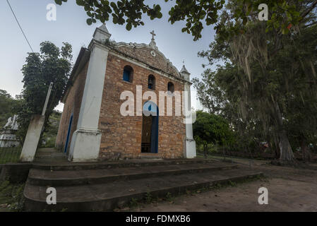 Igreja de São Sebastião da Vila de Igatu - Distrito de Andaraí - Chapada Diamantina Stockfoto