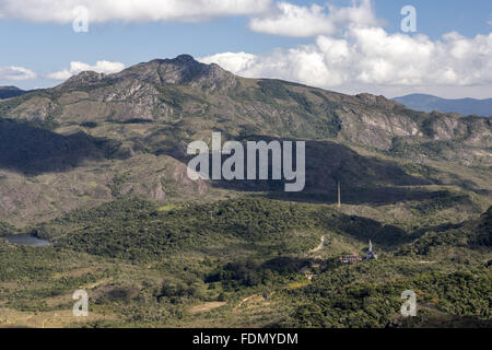 Conjunto Arquitetônico da RPPN Santuario Caraça e Serra do Espinhaço Stockfoto