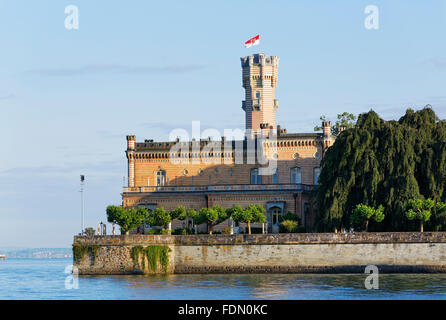 Schloss Montfort, Langenargen, Oberschwaben, Bodensee, Baden-Württemberg, Deutschland Stockfoto