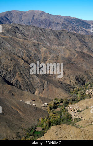 Tizi-n-Tichka Pass, hoher Atlas, Guelmim-Es Semara, Marokko Stockfoto