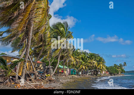 Ein Dorf am Meer Grenada West Indies Stockfoto