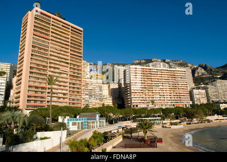 Larvotto ist ein Teil der traditionellen Stadtteil von Monte Carlo im Fürstentum Monaco Stockfoto