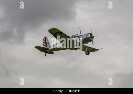 Vultee Valiant in Goodwood beim Goodwood Revival Stockfoto