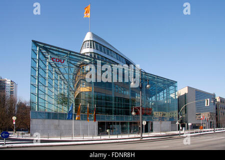 CDU-Zentrale, Konrad-Adenauer-Haus, Berlin-Tiergarten Stockfotografie ...