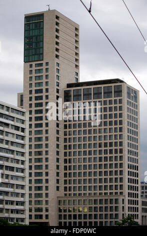 Das Zoofenster Hochhaus (Waldorf Astoria Hotel), Berlin-Charlottenburg. Stockfoto