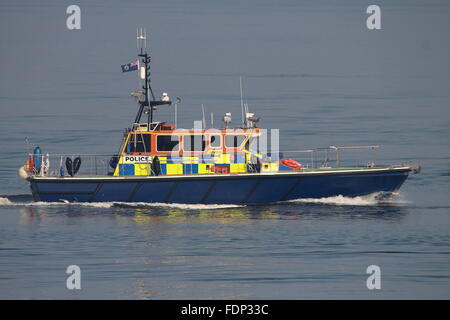 Condor, ein MoD Polizei Start basiert in Faslane, Patrouillen der Firth of Clyde während der Übung Joint Warrior 15-1. Stockfoto