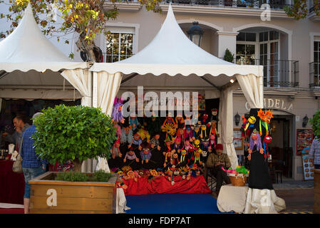 Plaza Cavana in Nerjaa schläfrig Spanisch-Ferienort an der Costa Del Sol in der Nähe von Malaga, Andalusien, Spanien Stockfoto