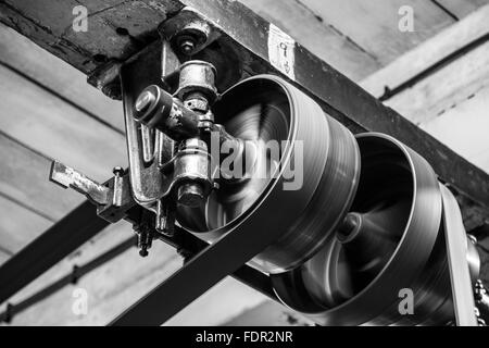 Maschinen auf dem Display an Bradford Industrial Museum, Bradford, West Yorkshire, Großbritannien Stockfoto