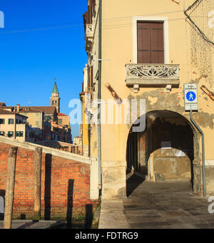 Ansicht von Chioggia, kleine Stadt in der Lagune von Venedig Stockfoto