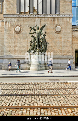 Das Königliche Museum Belgien in die Innenstadt von Brüssel am 15. August 2014. Es enthält über 20.000 Zeichnungen, Skulpturen und Gemälde Stockfoto