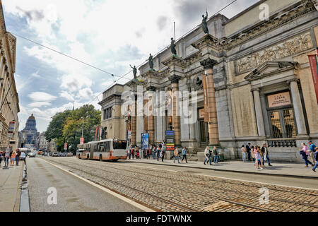 Das Königliche Museum Belgien in die Innenstadt von Brüssel am 15. August 2014. Es enthält über 20.000 Zeichnungen, Skulpturen und Gemälde Stockfoto