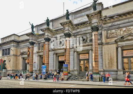 Das Königliche Museum Belgien in die Innenstadt von Brüssel am 15. August 2014. Es enthält über 20.000 Zeichnungen, Skulpturen und Gemälde Stockfoto