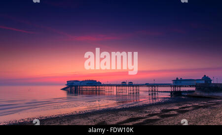 Cromer Pier, Sonnenaufgang Stockfoto