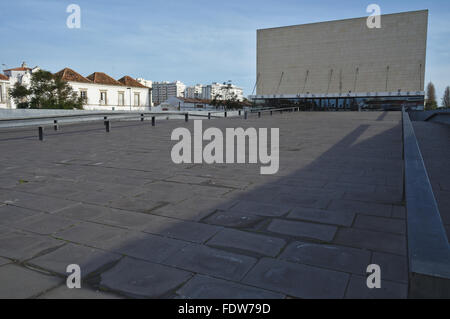Teatro Municipal de Faro oder Das Teatro Figuras. in Faro, Algarve, Portugal Stockfoto