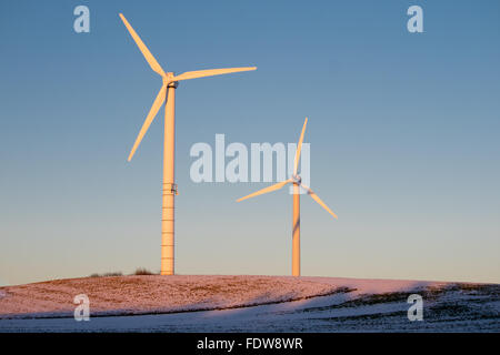 Blick auf Leutersdorf in der Oberlausitz Stockfoto
