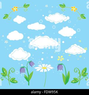 Natur-Design-Elemente Stock Vektor