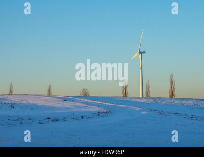 Blick auf Leutersdorf in der Oberlausitz Stockfoto