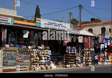 Kreta, Souvenir-Geschäft in Knossos Stockfoto