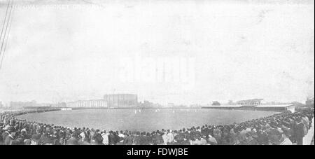 SURREY CRICKET: Die Oval Cricket ground, antiken Druck 1896 Stockfoto