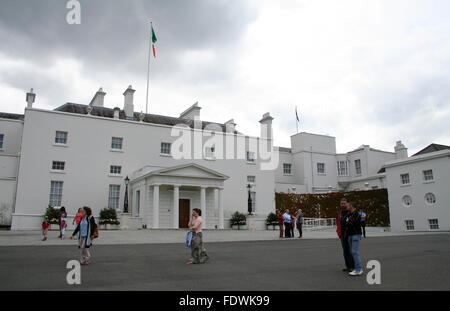 Áras ein Uachtaráin in Phoenix Park Dublin Irland. Stockfoto