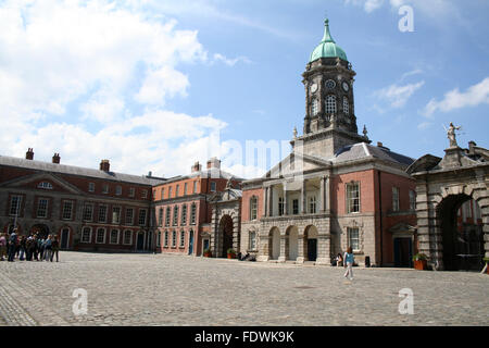 Besuch Bedford Turm, Dublin Castle, Irland Stockfoto