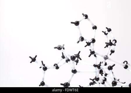 Abstrakte molekulare Struktur. Stockfoto