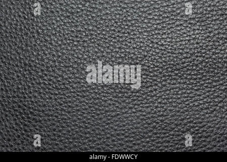 Regelklappe aus schwarzem Leder-Textur. Stockfoto