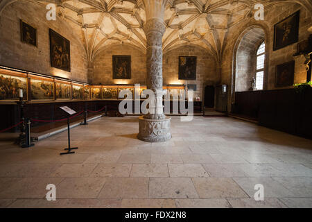 Portugal, Lissabon, Schatzkammer der Kirche von Santa Maria an das Hieronymus-Kloster Stockfoto