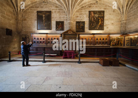 Portugal, Lissabon, Schatzkammer der Kirche von Santa Maria an das Hieronymus-Kloster Stockfoto