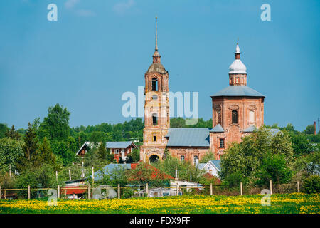 Kirche der Heiligen Boris und Gleb in Susdal, Russland Stockfoto