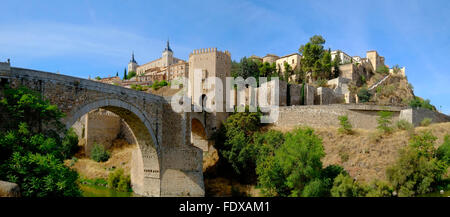 Alcantara Brücke Toledo Spanien ES Tejo Stockfoto