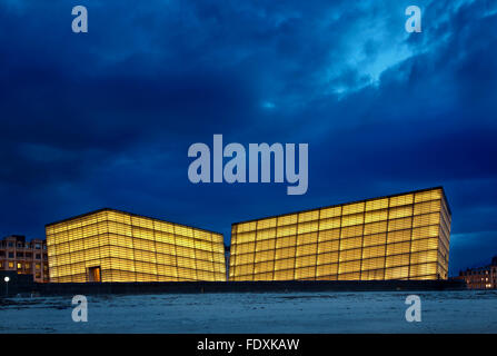 Der Kursaal, Kultur- und Kongresszentrum in San Sebastian (Donostia), Baskenland, Spanien. Stockfoto