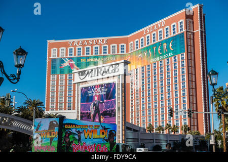 Treasure Island Resort auf dem Las Vegas Strip in Las Vegas, Nevada, USA Stockfoto