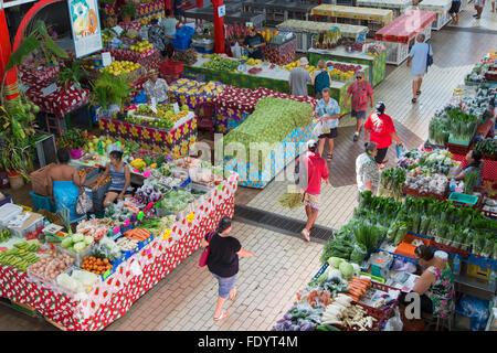 Marche de Pape'ete (Pape'ete Markt), Pape'ete, Tahiti, Französisch-Polynesien Stockfoto