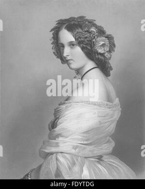 Deutschland: Die Lady Constance, antiken print c1870 Stockfoto