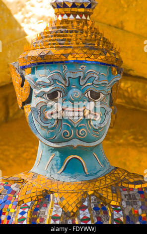 Guardian Affe-Drachen in den Grand Palace, Bangkok, Thailand Stockfoto