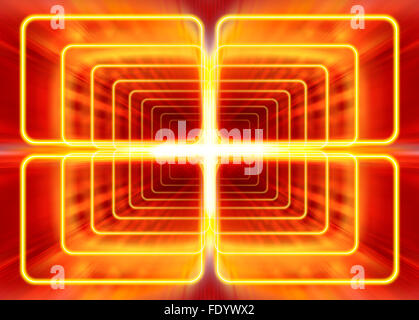 Wave-Modus von elektromagnetischer Strahlung, abstrakten Hintergrund Stockfoto