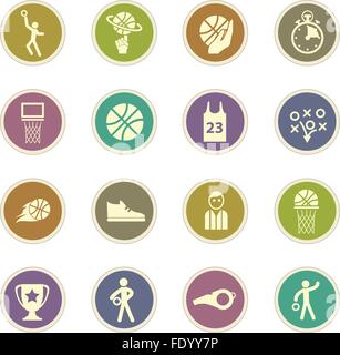 Baseball-Icon-set Stock Vektor