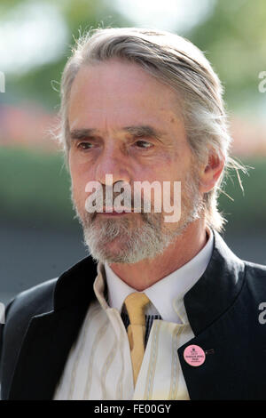 Ascot, Großbritannien, Jeremy Irons, Schauspieler Stockfoto