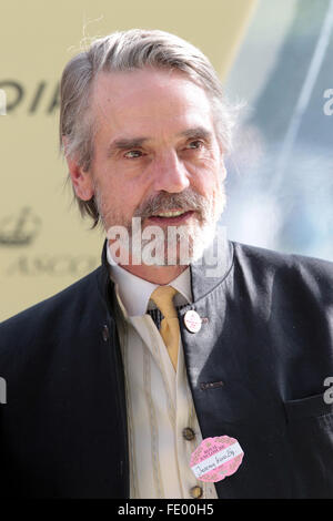 Ascot, Großbritannien, Jeremy Irons, Schauspieler Stockfoto