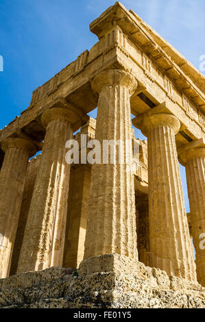 Tempel der Concordia in Agrigent, antike griechische Stadt Agrigent, Sizilien, Italien Stockfoto