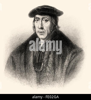 Sir John mehr. c.1451-1530, London Anwalt und Richter, der Vater von Thomas More Stockfoto
