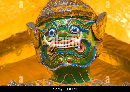 Guardian Affe-Drachen in den Grand Palace, Bangkok, Thailand Stockfoto