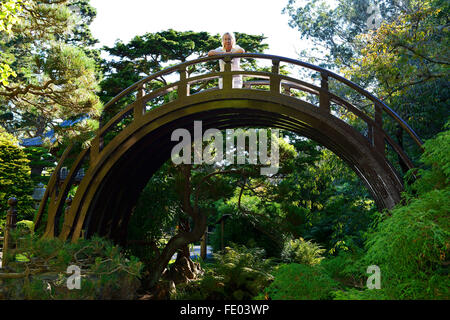 Mond-Brücke, Japanese Tea Garden, Golden Gate Park, San ...