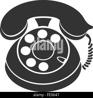 Telefon-Symbol-Vektor-Icons Stock Vektor