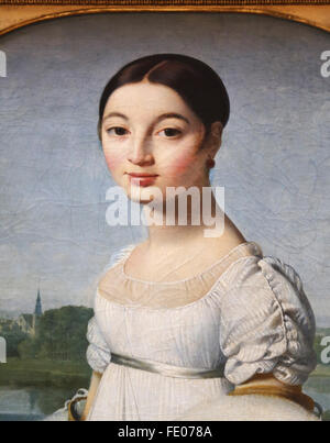 Mademoiselle Caroline Rivière, 1806 von französischen klassizistischen Maler Jean-Auguste-Dominique Ingres (1780-1867). Louvre-Museum. Stockfoto