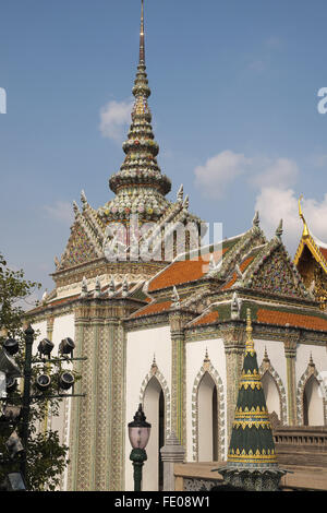 Phra wiharn Yod, dem Grand Palace in Bangkok, Thailand, Asien. Stockfoto