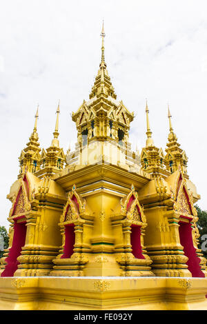 Pagode in Wat Kamat in Chomthong, Chiangmai Thailand Stockfoto