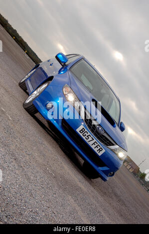 2007 Subaru Impezza WRX 4 Rad Antrieb Sportwagen Stockfoto