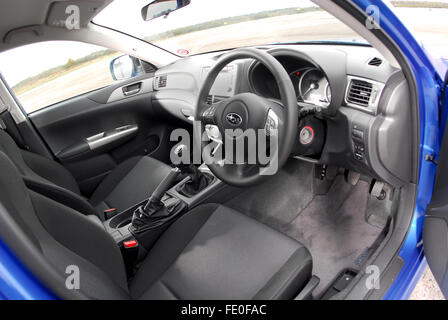 2007 Subaru Impezza WRX 4 Rad Antrieb Sportwagen Stockfoto